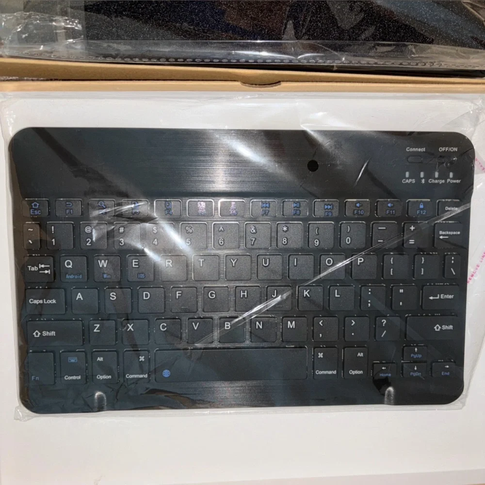 Keyboard Case for 2021 10.2-inch 9th Generation iPad, Detachable Wireless RECH